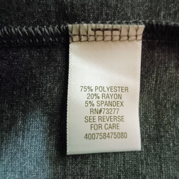 EUC: Dana Buchman Size L Dark Gray A-Line Knee-Length Skirt - Picture 5 of 5